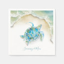 Search for beach wedding napkins Florida