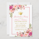 Search for flower graduation invitations Elegant