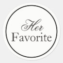 Search for her favorite stickers Black and white