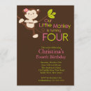 Search for girl monkey birthday invitations Kids