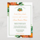Search for orange blossom wedding invitations Greenery