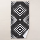 Search for black and white aztec bath towels Geometric