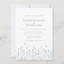 Search for periwinkle wedding invitations Wildflowers
