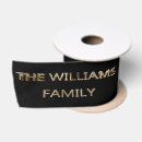 Search for black and gold ribbon Typography