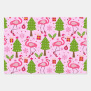 Search for flamingo wrapping paper Xmas