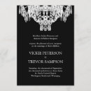 Search for chandelier wedding invitations Sophisticated