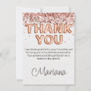 Search for rose gold thank you cards Calligraphy script