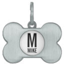 Search for modern pet tags Initial