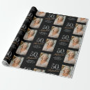 Search for funny 50th birthday wrapping paper 50 and fabulous