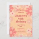 Search for groovy 60s invitations Pink