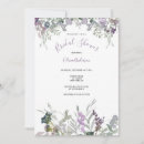 Search for friends bridal shower invitations Purple