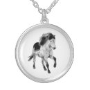 Search for horse necklaces Black and white