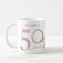 Search for 50 and fabulous mugs Rose gold