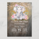 Search for pink elephant baby shower invitations boho