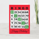 Search for bingo birthday cards Funny