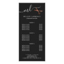 Search for menu rack cards Hair stylist