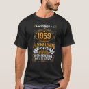 Search for born in 1959 tshirts Legend