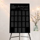 Search for 18 table wedding seating charts Black and white
