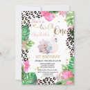 Search for swan 1st birthday invitations Floral