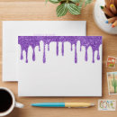 Search for purple wedding envelopes White