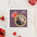 Search for 40th anniversary napkins Gold