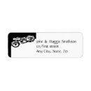 Search for motorcycle return address labels White
