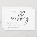 Search for cool wedding invitations Black and white