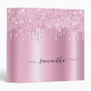 Search for light pink binders For her
