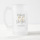 Search for party favor beer glasses Black and gold