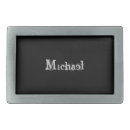 Search for name belt buckles Black
