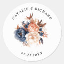 Search for dusty blue wedding stickers Watercolor