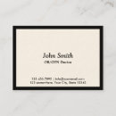 Search for obgyn business cards Doctor