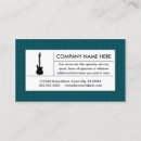 Search for electrical business cards Acoustic