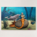 Search for fantasy mermaid puzzles Underwater scene