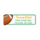 Search for sports teams return address labels College
