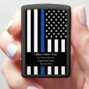 Search for police lighters Thin blue line
