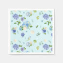 Search for vintage blue white floral napkins Watercolor