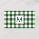 Search for gingham business cards pattern
