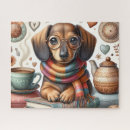 Search for dachshund puzzles Colorful