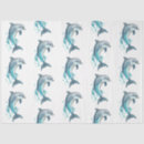 Search for blue dolphin tissue paper Sea
