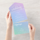 Search for pastel rainbow wedding invitations Blue