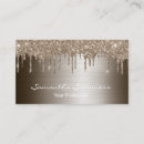 Search for bronze business cards Glitter