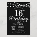 Search for wedding birthday invitations Black and white