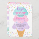 Search for ice cream social birthday invitations Summer