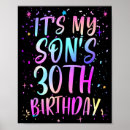 Search for sons 30th birthday gifts Colorful