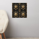 Search for elegant gold floral wall decals Black