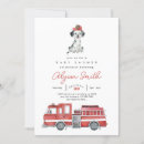 Search for firefighter baby shower invitations Fire truck