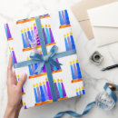 Search for hanukkah wrapping paper Menorah