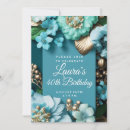 Search for golden birthday invitations Floral