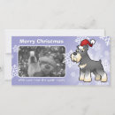 Search for miniature schnauzer christmas cards Cute